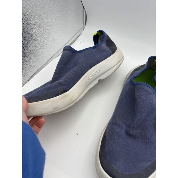 OOFOS Shoes Mens Size 11 Blue Knit Slip On Recovery Casual Comfort Walking main image 4